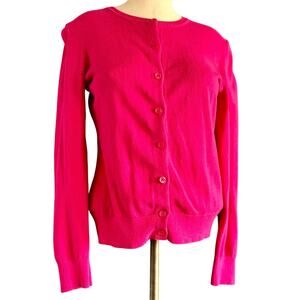 Womens Cardigan Size Small Pink Girlhoodcore Coquette Cottage Barbiecore Office